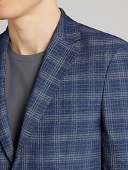 Slim Fit Plaid Sport Coat