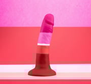 Lesbian Pride 5.5 Inch Silicone Suction Cup Dildo