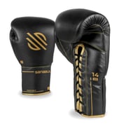 Gold Strike Professional Lace Up Boxing Gloves