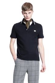 Tipped VLogo Polo Shirt