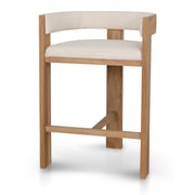 Miles Natural Barstool - Dawn Beige