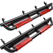 Running Boards for 2007-2021 Toyota Tundra CrewMax Cab, w/Paintable Plates Truck Side Steps