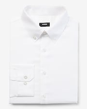 Slim Solid Stretch Pinpoint Oxford 1mx Dress Shirt