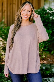 Can't Stop Love Top, Taupe
