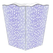 Lavender Antelope Wastepaper Basket and Optional Tissue Box Cover