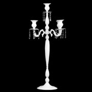 36" Candelabra Tabletop Centerpiece - White