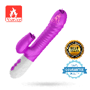 2 Tongues Licking G-Spot Rabbit Stimulator Vibrator