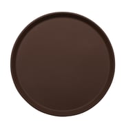 Cambro 1400TL138 14" Dia. Fiberglass Tavern Tan Round Treadlite Tray - 12/Case