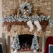 Queen Flock® Collection 4-Piece Set with Warm White LED Lights - FINAL SALE