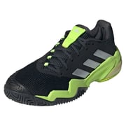 Men`s Barricade 13 Tennis Shoes Core Black and Lucid Lemon