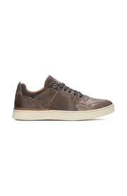 LAUNCH TEXTURED LEATHER SNEAKER