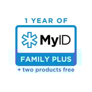 1 Year of MyID Plus Family + 2 Products Free (Add this Product and 2 Free Products of your Choice to Cart)