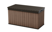 Coffre de jardin Darwin 570L - Marron Aspect Bois