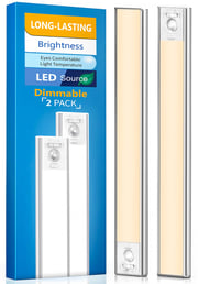 Didisky Under Cabinet Lighting, Led Motion Sensor Light Indoor, 2200Mah Usb Rechargeable Closet Lights Battery Operated, Stick On Magnet