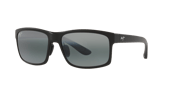 MAUI JIM 439 Pokowai Arch Black Matte - Unisex Sunglasses, Neutral Grey Polarized Lens