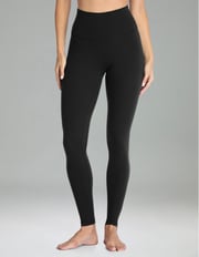 Essential Buttery Soft Sports Leggings with Hidden Pockets High Waisted Tummy Control 28"