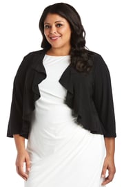 Ruffle Jacket - Plus
