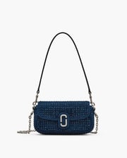 The Crystal Denim Clover Shoulder Bag
