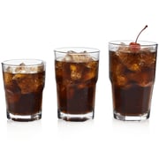 Libbey Boston 18 Piece Tumbler, Rocks and Juice Glass Set