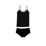 Soft Seamless Briefs and Cami Set with Lace