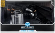 DC Multiverse The Dark Knight Rises 7 Inch Scale Vehicle Figure Exclusive - Batman & Batpod Gold Label
