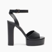 Betty Leather Platforms Sandals