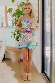 Bungalow Party High Waist Floral Skort