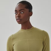 Mock Neck Long Sleeve Top