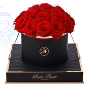 Noir Round Light Red