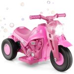 Electric Kid Ride on Motorcycle with Bubble Maker and Music Button