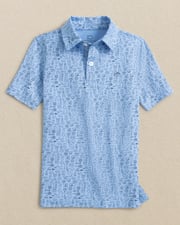 Boys Driver Finally Friday Printed Performance Polo