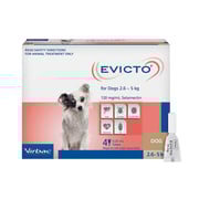 Evicto Dog Very Small 5.7 - 11lbs Brown 4 Pack