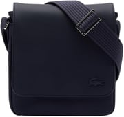 Lacoste Men's Classic Flap Close Crossbody Bag - Blue