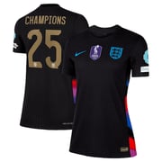 England Lionesses Nike Dri-FIT ADV Away Match Shirt 2025 - Womens with Champions 25 printing