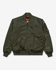 UNDEFEATED X JORDAN BOMBER JACKET - CARGOKHAKI/ BRIGHTMANDARIN