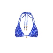 Simple Strap Halter Bikini Top - Surfside
