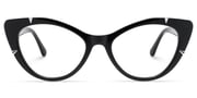 Slay - Cat Eye Black Eyeglasses