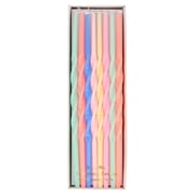 Mixed Twisted Long Candles (x 16)