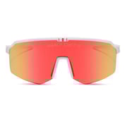 LUKE X-WING™ 2.0 - GALACTIC WHITE + RED ORANGE FIRE MIRROR + POLARIZED SUNGLASSES