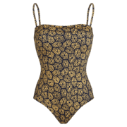 Women Bustier One-piece Swimsuit Carapaces