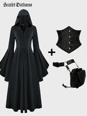 Scarlet Darkness X ACOTAR OC Renaissance Costume