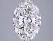 3.00 Carat Oval Shaped Excellent Cut F-VS2 IGI Certified Lab Grown Diamond