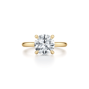 Audrey Round Brilliant Solitaire Lab Diamond Engagement Ring