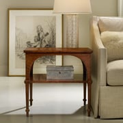 Classical End Table With Shelf-Walnut