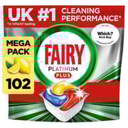 Fairy Platinum Plus All In One Lemon Dishwasher Tablets