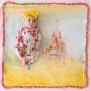 Disney Princess Belle Ruffled Luxette Patoo® Blanket