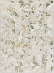 Adrion Modern Moss/Ivory Area Rug