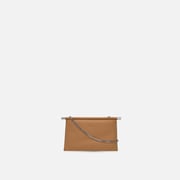 FRIDA MINI CROSSBODY CLUTCH MILLED ALMOND