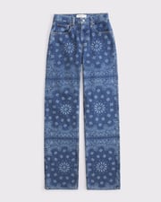 Limited Release High Rise 90s Relaxed Bandana Jean