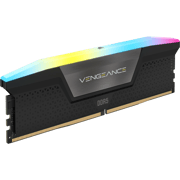 VENGEANCE® RGB 16GB (1x16GB) DDR5 DRAM 5200MT/s CL40 Memory Kit — Black